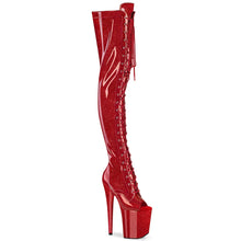Cargar imagen en el visor de la galería, Tacones Pleaser FLAMINGO-3021GP Rojo Purpurina Charol
