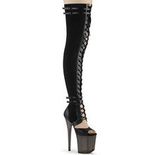 Load image into Gallery viewer, Tacones Pleaser FLAMINGO-3027 Negro Faux Suede
