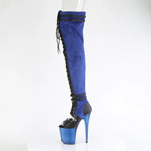 Load image into Gallery viewer, Tacones Pleaser FLAMINGO-3027 Azul Faux Suede
