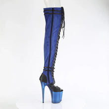Load image into Gallery viewer, Tacones Pleaser FLAMINGO-3027 Azul Faux Suede
