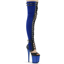 Load image into Gallery viewer, Tacones Pleaser FLAMINGO-3027 Azul Faux Suede
