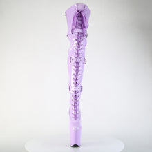 Load image into Gallery viewer, Pleaser FLAMINGO-3028 Boots - Lavender Stretch Patent / Lavender
