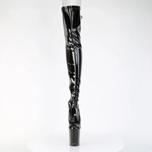 Load image into Gallery viewer, Tacones Pleaser FLAMINGO-3850 Negro Str. Charol
