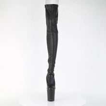 Cargar imagen en el visor de la galería, Tacones Pleaser FLAMINGO-3850 Negro Str. Piel
