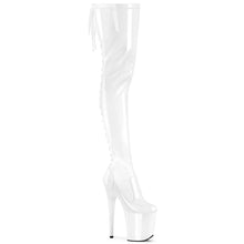Cargar imagen en el visor de la galería, Tacones Pleaser FLAMINGO-3850 Blanco Str. Charol
