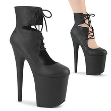Load image into Gallery viewer, Pleaser FLAMINGO-800-22 Boots - Black Faux Leather
