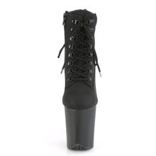 Cargar imagen en el visor de la galería, Tacones Pleaser FLAMINGO-800TL-02 Negro Nubuck Piel
