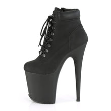 Cargar imagen en el visor de la galería, Tacones Pleaser FLAMINGO-800TL-02 Negro Nubuck Piel
