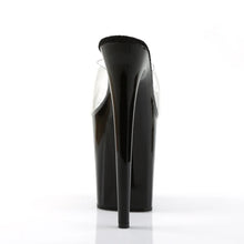 Load image into Gallery viewer, Tacones Pleaser FLAMINGO-801 Transparente Negro
