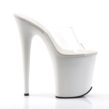 Cargar imagen en el visor de la galería, Tacones Pleaser FLAMINGO-801 Transparente Blanco
