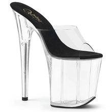 Load image into Gallery viewer, Tacones Pleaser FLAMINGO-801 Transparente Negro
