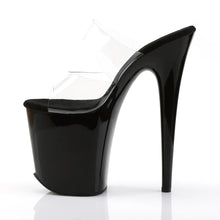 Load image into Gallery viewer, Tacones Pleaser FLAMINGO-802 Transparente Negro

