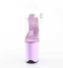 Load image into Gallery viewer, Pleaser FLAMINGO-808 Heels - Clear / Lavender
