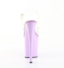 Load image into Gallery viewer, Pleaser FLAMINGO-808 Heels - Clear / Lavender
