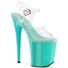 Carregar imagem no visualizador da galeria, Sapatos de salto alto Pleaser FLAMINGO-808 - Transparente / Aqua
