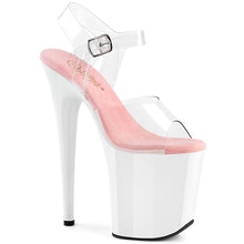 Load image into Gallery viewer, Pleaser FLAMINGO-808 Heels - Clear-Pink / White
