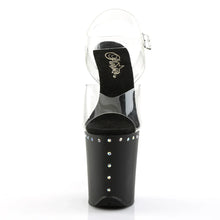 Load image into Gallery viewer, Tacones Pleaser FLAMINGO-808ABLS Transparente Negro Mate
