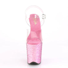 Load image into Gallery viewer, Tacones Pleaser FLAMINGO-808CF Transparente Rosa Confetti
