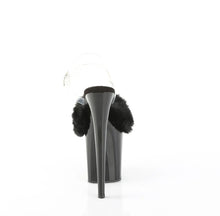 Load image into Gallery viewer, Tacones Pleaser FLAMINGO-808FUR Negro Faux Fur
