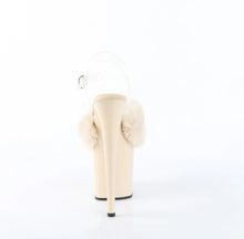 Load image into Gallery viewer, Tacones Pleaser FLAMINGO-808FUR Crema Faux Fur
