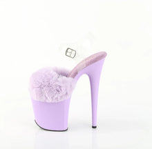 Load image into Gallery viewer, Tacones Pleaser FLAMINGO-808FUR Lavanda Faux Fur
