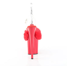 Load image into Gallery viewer, Tacones Pleaser FLAMINGO-808FUR Rojo Faux Fur
