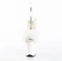 Load image into Gallery viewer, Tacones Pleaser FLAMINGO-808FUR Blanco Faux Fur
