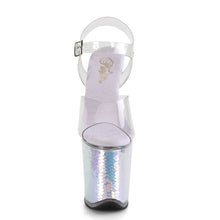 Load image into Gallery viewer, Tacones Pleaser FLAMINGO-808MC Transparente Lavanda Hologram

