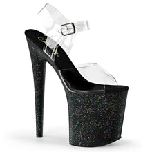 Load image into Gallery viewer, Tacones Pleaser FLAMINGO-808MG Transparente Negro
