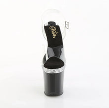 Load image into Gallery viewer, Tacones Pleaser FLAMINGO-808MLS Transparente Negro
