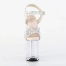 Load image into Gallery viewer, Tacones Pleaser FLAMINGO-808N-RS Plata Transparente
