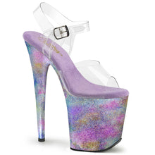 Load image into Gallery viewer, Tacones Pleaser FLAMINGO-808NEB Transparente Lavanda
