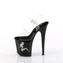 Load image into Gallery viewer, Tacones Pleaser FLAMINGO-808NLTG Transparente Negro
