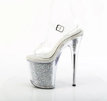 Load image into Gallery viewer, Tacones Pleaser FLAMINGO-808PREM-RSI Transparente Plata
