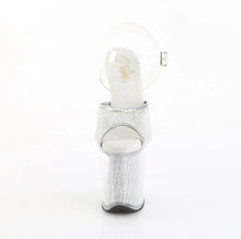Carregar imagem no visualizador da galeria, Tacones Pleaser FLAMINGO-808PREM-RSN Transparente Plata
