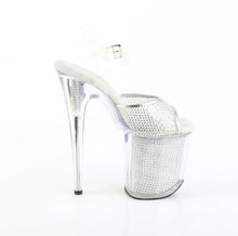 Carregar imagem no visualizador da galeria, Tacones Pleaser FLAMINGO-808PREM-RSN Transparente Plata
