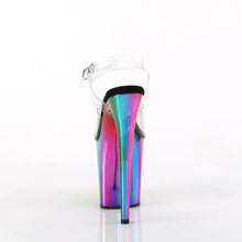 Load image into Gallery viewer, Tacones Pleaser FLAMINGO-808RC Transparente Rainbow Cromo
