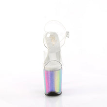 Load image into Gallery viewer, Tacones Pleaser FLAMINGO-808RG-01 Transparente Rainbow Purpurina
