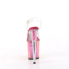 Load image into Gallery viewer, Tacones Pleaser FLAMINGO-808RG-02 Transparente Rainbow Confetti
