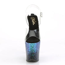 Load image into Gallery viewer, Tacones Pleaser FLAMINGO-808SS Transparente Negro Azul
