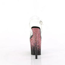 Load image into Gallery viewer, Tacones Pleaser FLAMINGO-808SS Transparente Negro Rosa

