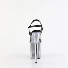 Cargar imagen en el visor de la galería, Tacones Pleaser FLAMINGO-808T-1 Ahumado Negro Transparente

