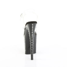 Load image into Gallery viewer, Tacones Pleaser FLAMINGO-808TDRS Transparente Negro Plata
