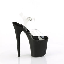 Carregar imagem no visualizador da galeria, Tacones Pleaser FLAMINGO-808TGRS Transparente Negro Rojo
