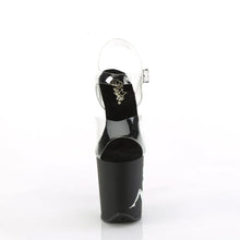 Load image into Gallery viewer, Tacones Pleaser FLAMINGO-808TGRS Transparente Negro Plata
