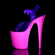Load image into Gallery viewer, Tacones Pleaser FLAMINGO-808UVG Transparente Neon H.
