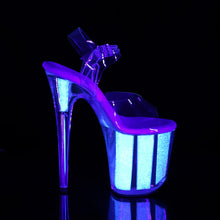 Load image into Gallery viewer, Tacones Pleaser FLAMINGO-808UVG Transparente Neon Opal
