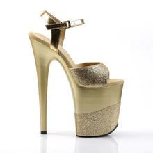 Load image into Gallery viewer, Tacones Pleaser FLAMINGO-809-2G Dorado Purpurina
