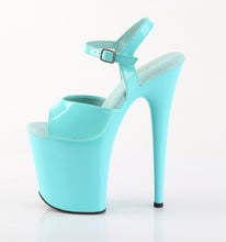 Carregar imagem no visualizador da galeria, Sapatos de salto alto Pleaser FLAMINGO-809 - Verniz aqua / Aqua
