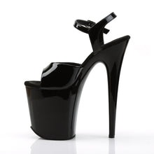 Carregar imagem no visualizador da galeria, Sapatos de salto alto Pleaser FLAMINGO-809 - Verniz preto / Preto
